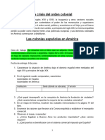 La Crisis Del Orden Colonial