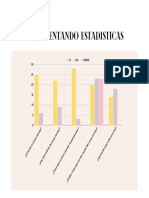 Gráfico de Barras Verticales Limpio Geométrico Amarillo y RosaRG