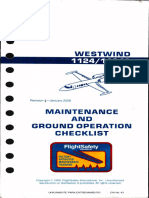 Maintenance and Grounp Operation Checklist