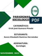 Cuadro Comparativo de Paradigmas Sociologícos