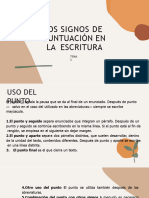 Los Signos de Puntuación en La Escritura