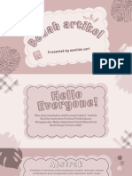Pink Aesthetic Nature Project Presentation 