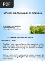 Lecture Extension Teaching Methods