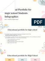 Educational Portfolio For High School Students Infographics by Slidesgo