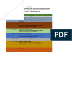 Rundown Kegiatan Pembekalan Nilai Dasar