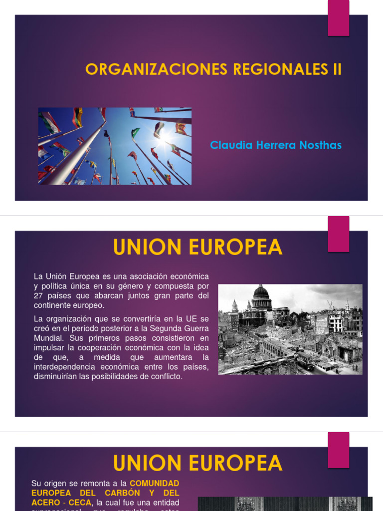 Historia y Estructura de la UE y UA | PDF | Comunidad Económica Europea ...