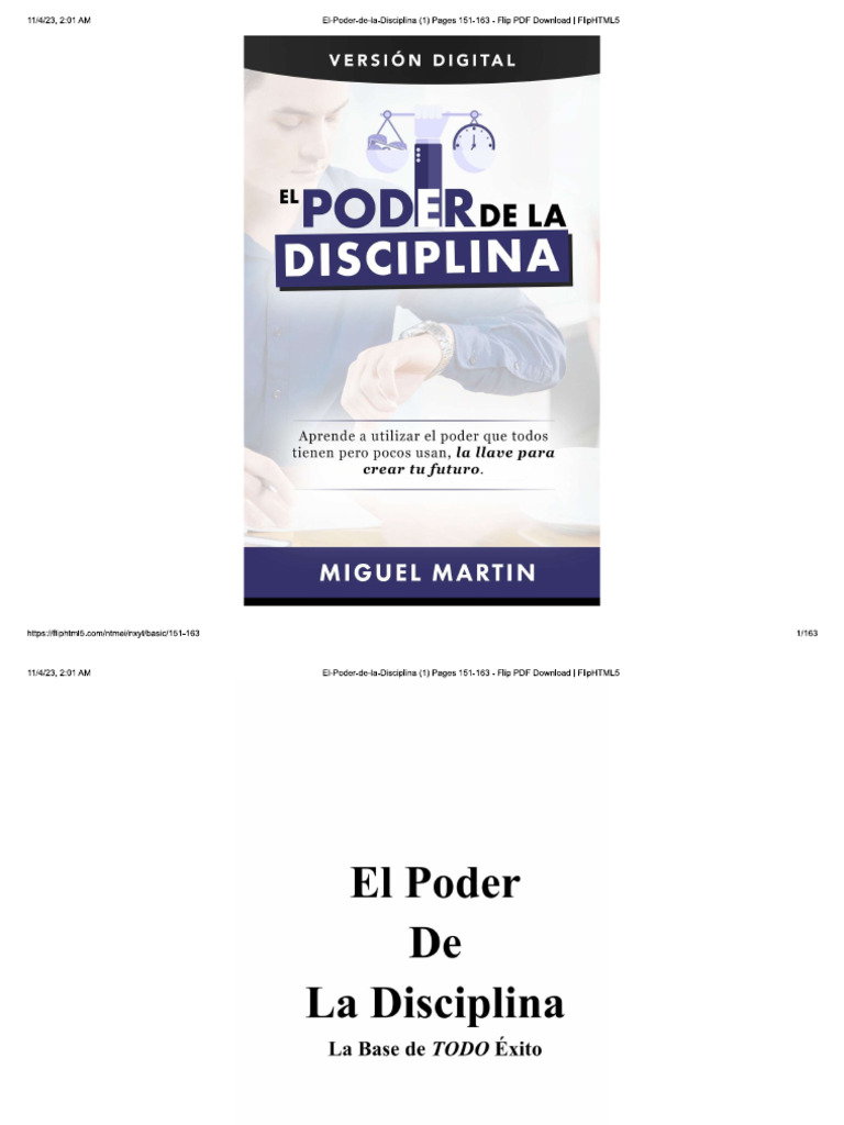 El Poder de La Disciplina | PDF