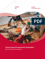 SEC19 Home Economics 2025 Sample School Based Assessment