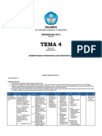 Silabus Kelas 3 Tema 4