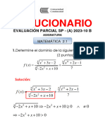 EXAMEN PARCIAL - SP - TIPO A - 202310B - Solucionario