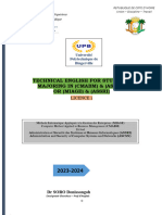 Course For L1 ASSRI & MIAGE