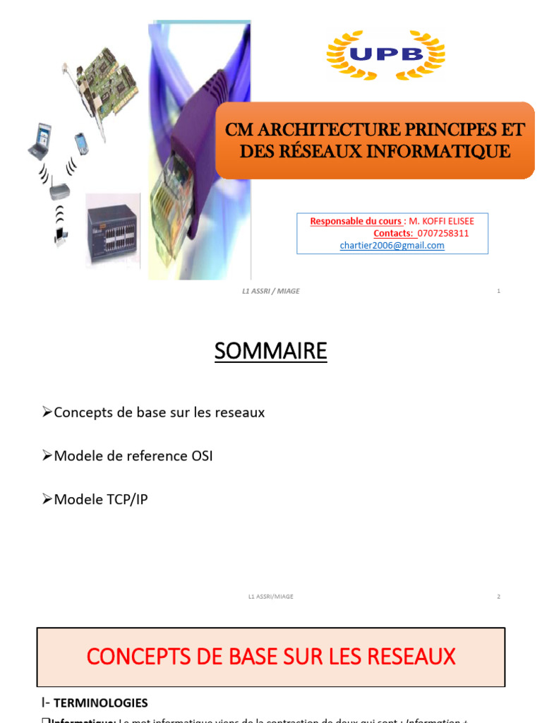 Architecture et Topologies des Réseaux | PDF | Protocoles Internet ...