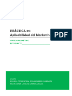 Práctica 01 - Aplicabilidad Del Marketing