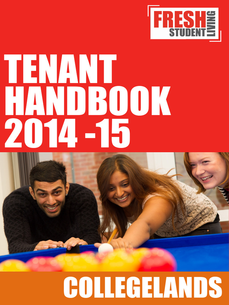 Collegelands Tenancy Handbook 2014-15 | PDF | Leasehold Estate | Complaint