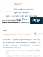 L'Open Data Avec OpenDataSoft - 2011