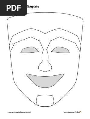 Greek Mask Template