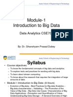 Data Analytics CSE704 Module-1