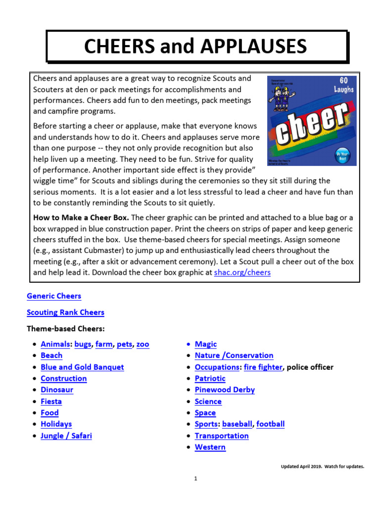 0 - Cheers | PDF