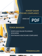 Konsep Dasar Healthcare Compliance