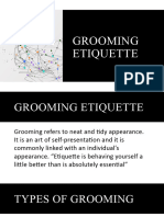 Grooming Etiquette