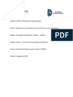 Tendencias de Tecnologías Inalámbricas - Pedroza Marmolejo Francisco Javier