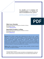 002 Los Desafios en La Enseñanza Del Constitucionalismo y Su Historia La Interseccionalidad de Raza y Género