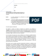 001 - Se Solicita Confirmación de Participación en Pruebas Presenciales en Comisaría PNP Yauli D