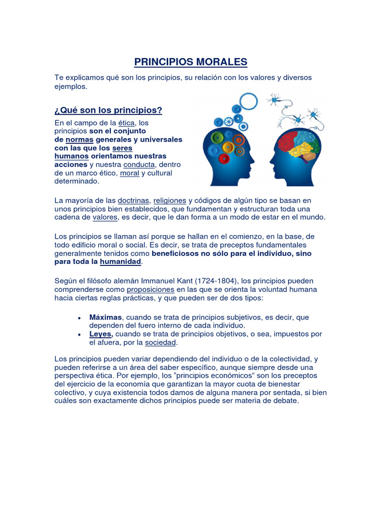 Principios Morales y Casuística | PDF | Moralidad