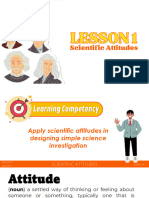 Q1 Lesson 1 Scientific Attitudes