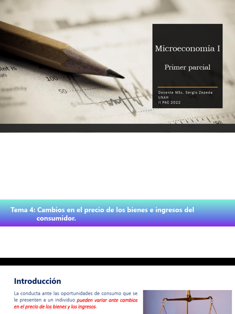 Efectos de Precio e Ingreso en Consumo | PDF | Precios | Elasticidad ...