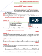 FM Eco 100 Marks Test 1