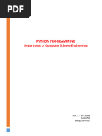 PYTHON PROGRAMMING-CourseFile 05 09 2022