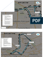 Rute 5 & 10 KM 2023 Gatam Run