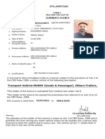 Learner'S Licence PB02 /0018332/2023: Rta, Amritsar