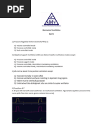 Mechanical Ventilation Part 1 Questions