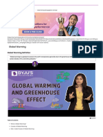 What Is Global Warming - Definition, Causes & Effects