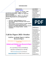 Call For Papers Content