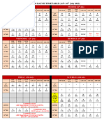 (11th To 16th July) Offline Schedule