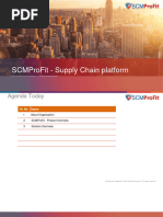 SCMProFit - Product Overview