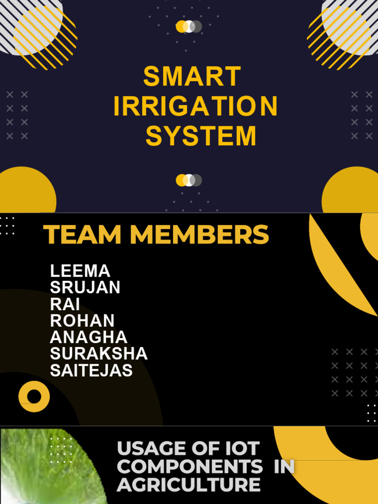 Smart Irrigation System | PDF | Internet Of Things | Irrigation