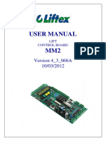 (LIFTEX-EnG) Lift Control Board Manual MM2 (V4!3!066A) Rev.0