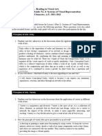 Study Guide No. 4 - Systems of Visual Represe