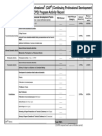2012 CAP CPD PDP Activity Log Print Version 1