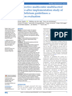 Prospective Multicentre Multifaceted Before-After