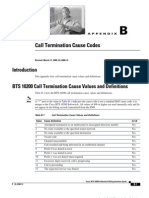 Call Termination Cause Codes: Revised: March 11, 2009, OL-4486-12