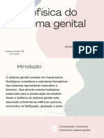 Slide de Biofísica Do Sistema Genital