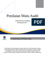 7 Penilaian Mutu Audit