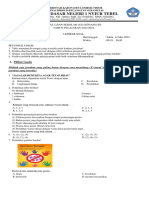 Soal Us SBDP 2021-2022