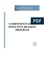 Components of An Effective Reading Program