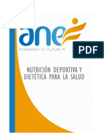Dossier Curso Nutrición Deportiva Suplemementación y Dietética
